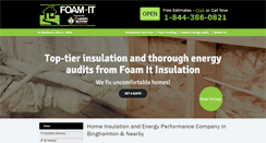 Desktop Screenshot of foamitinsulation.com